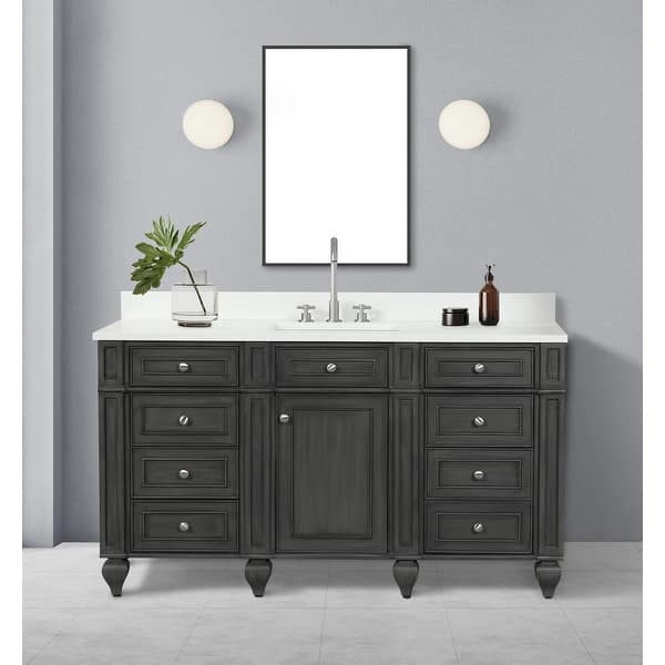 Design Element Winston 60" Single Bathroom Vanity On Sale Bed Bath